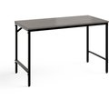 Safco Desk, 45-1/2"x23-1/2"x29-1/2", Sterling Ash Laminate/BK Base SAF5272BLGR